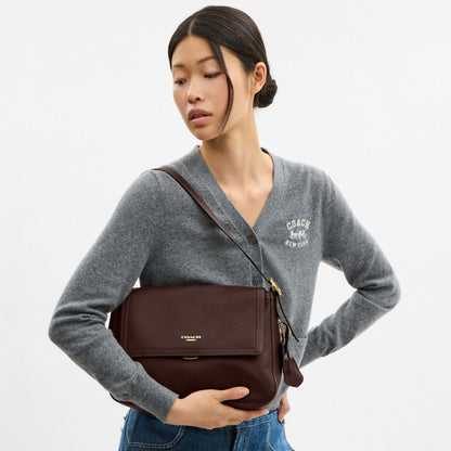 Coach Etta Flap Bag Gold/Maple