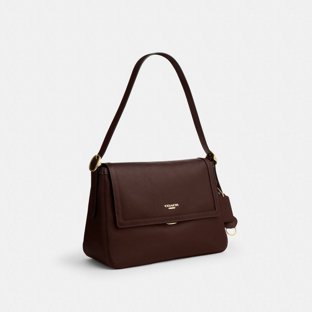 Coach Etta Flap Bag Gold/Maple
