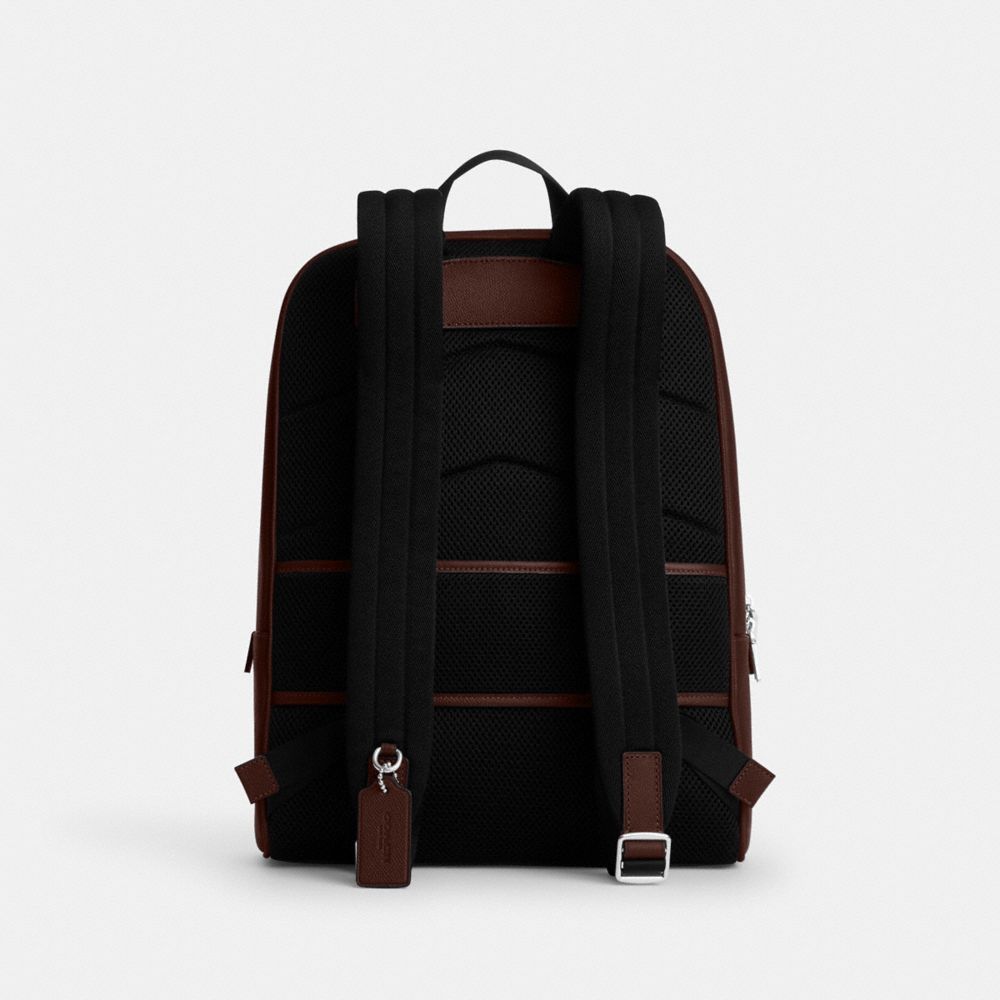 Coach Aiden Backpack Silver/Maple