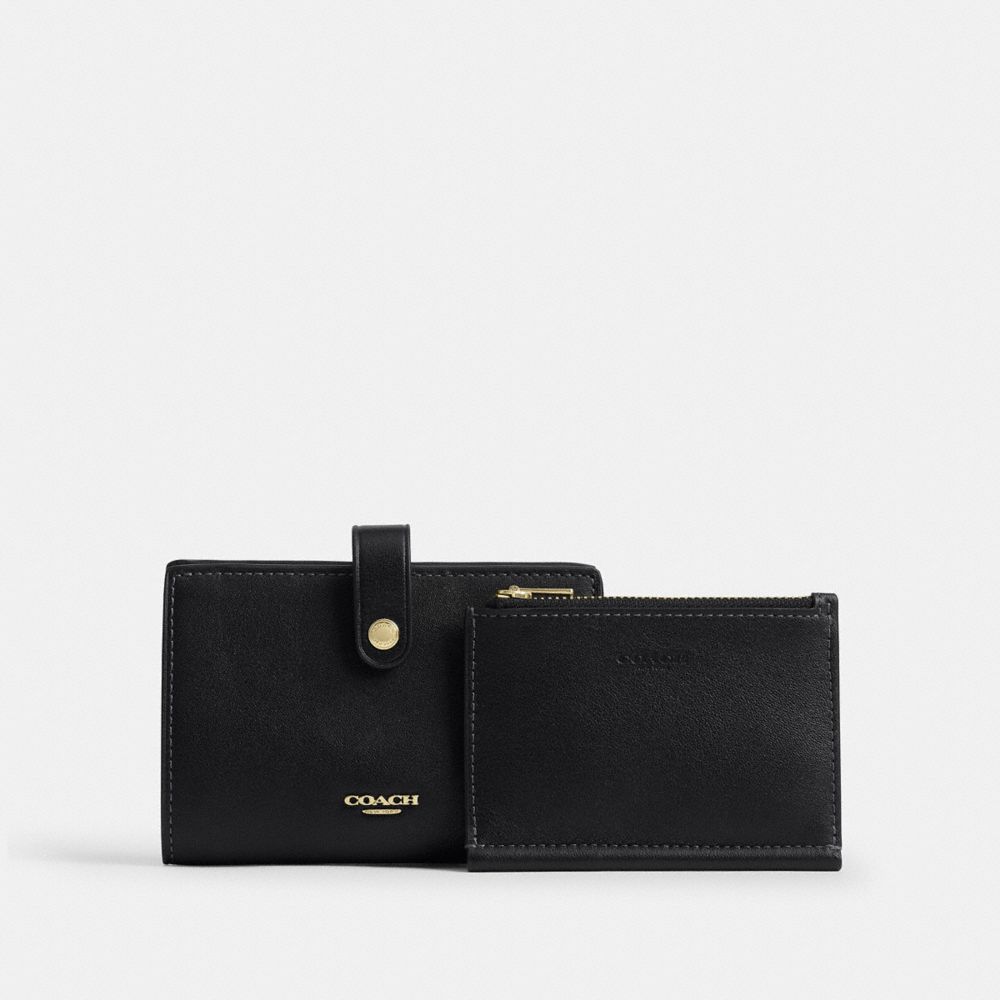 Coach 2-In-1 Wallet Gold/Black