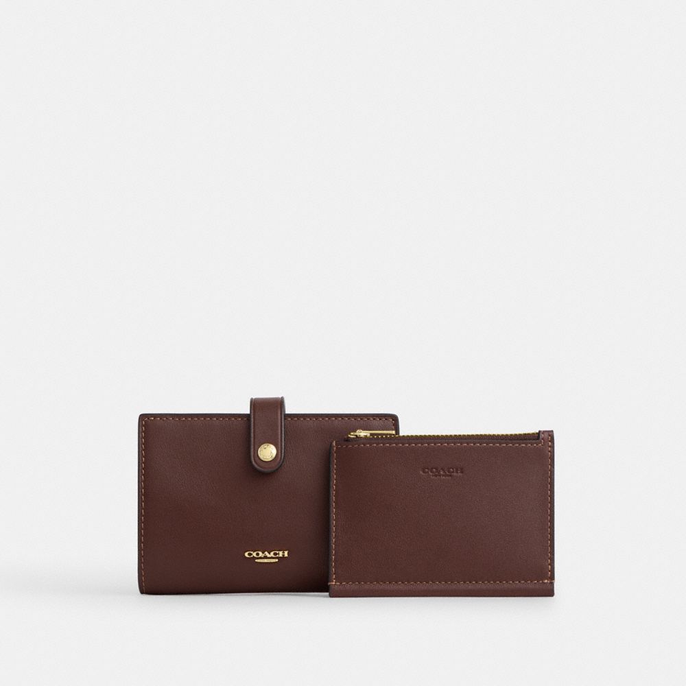 Coach 2-In-1 Wallet Gold/Maple
