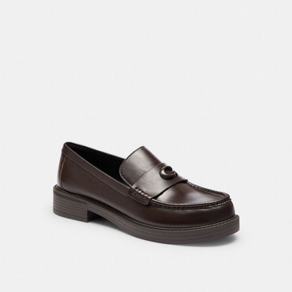 Women's Coach Astor Loafer Chocolate Brown