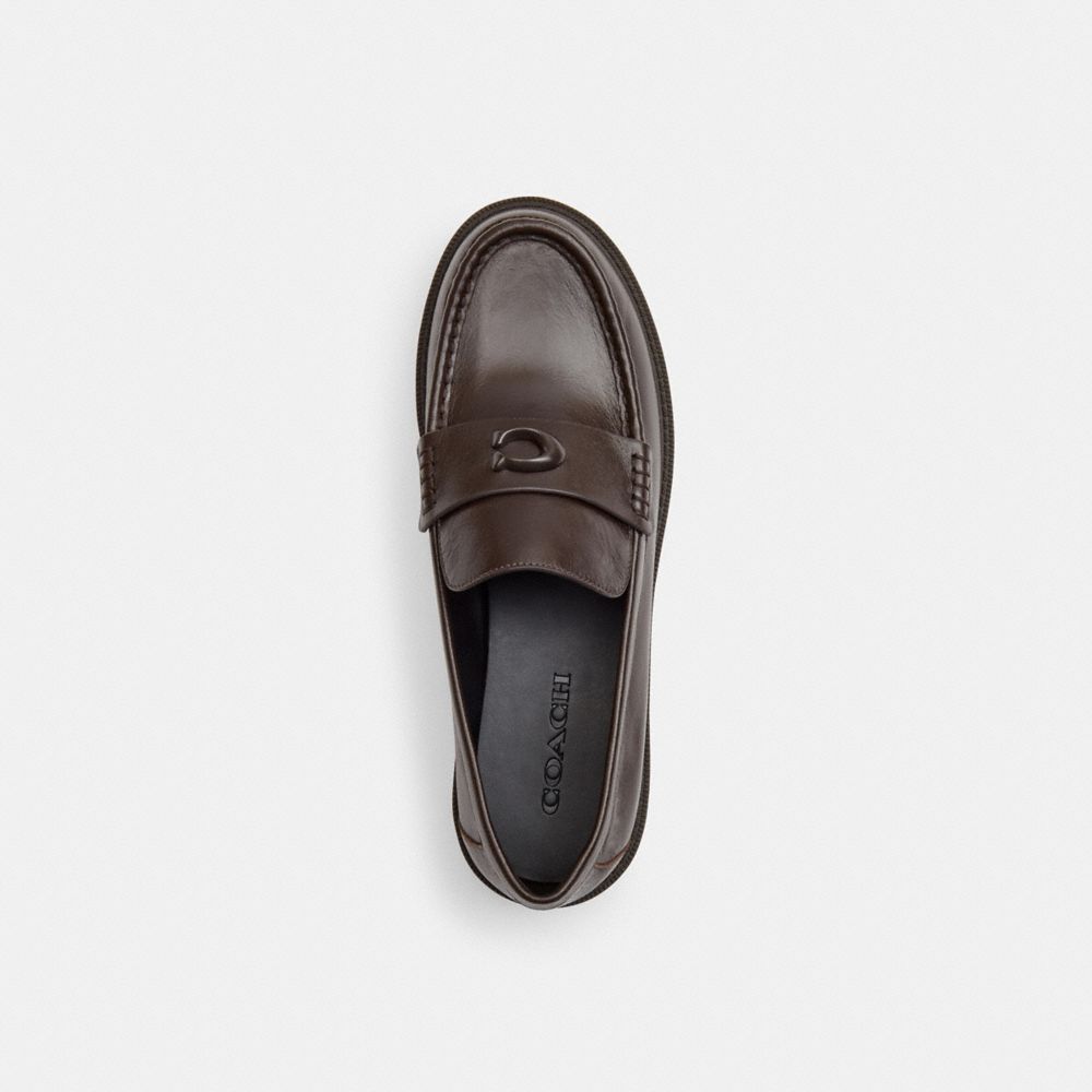 Women's Coach Astor Loafer Chocolate Brown