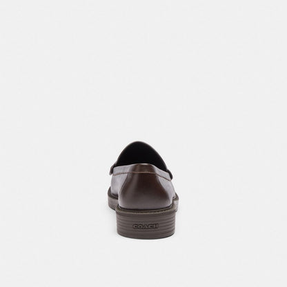 Women's Coach Astor Loafer Chocolate Brown