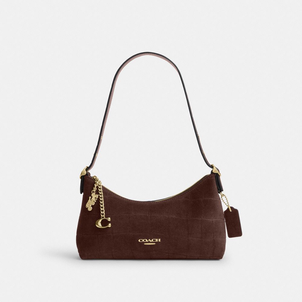 Coach Emeilia Shoulder Bag Gold/Maple