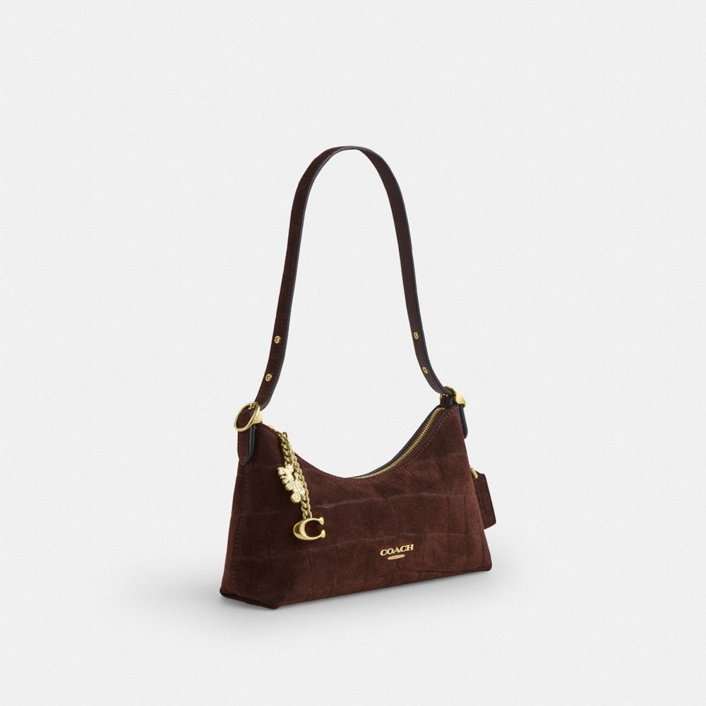 Coach Emeilia Shoulder Bag Gold/Maple