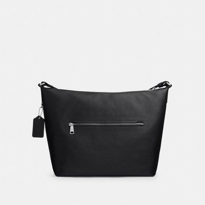 Coach Finn Hobo Bag 32 Silver/Black