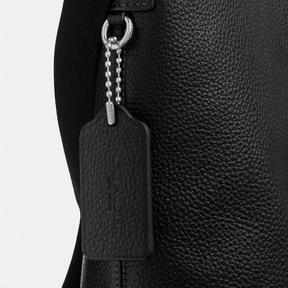 Coach Finn Hobo Bag 32 Silver/Black