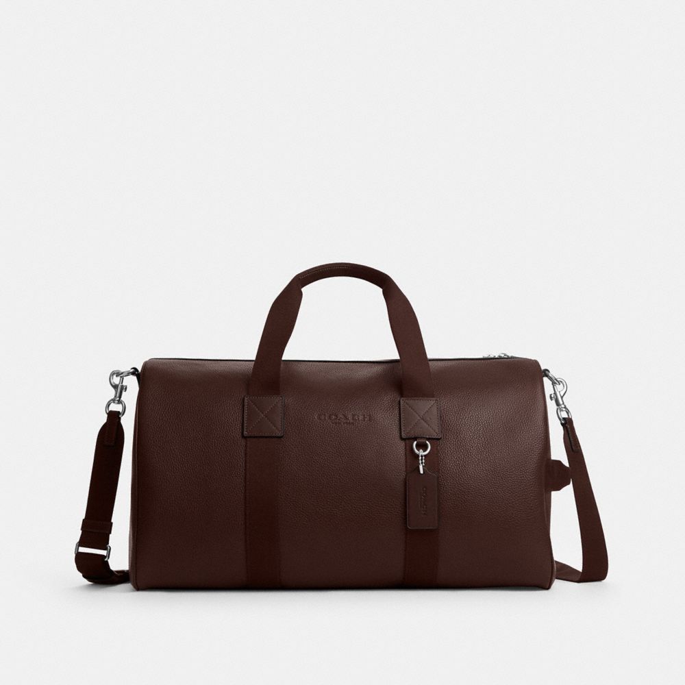 Coach Explorer Duffle Bag 50 Silver/Maple