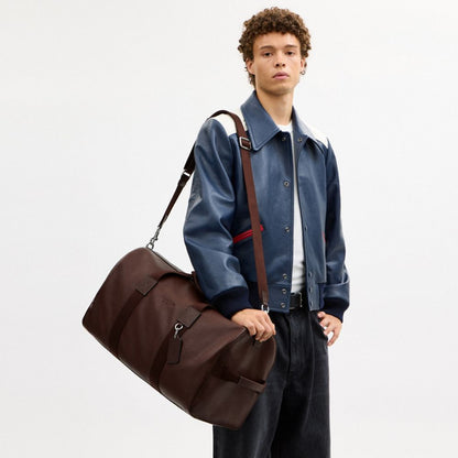 Coach Explorer Duffle Bag 50 Silver/Maple