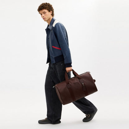 Coach Explorer Duffle Bag 50 Silver/Maple