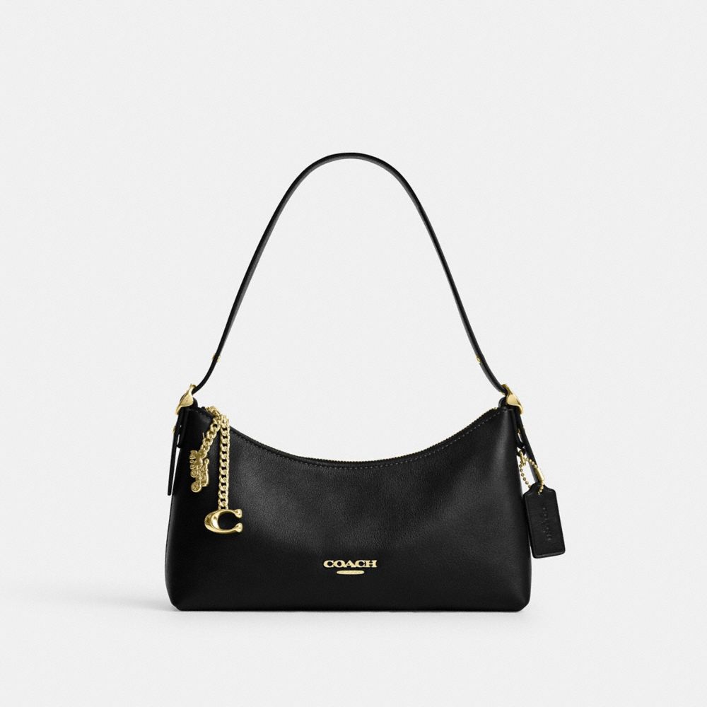 Coach Emeilia Shoulder Bag Gold/Black