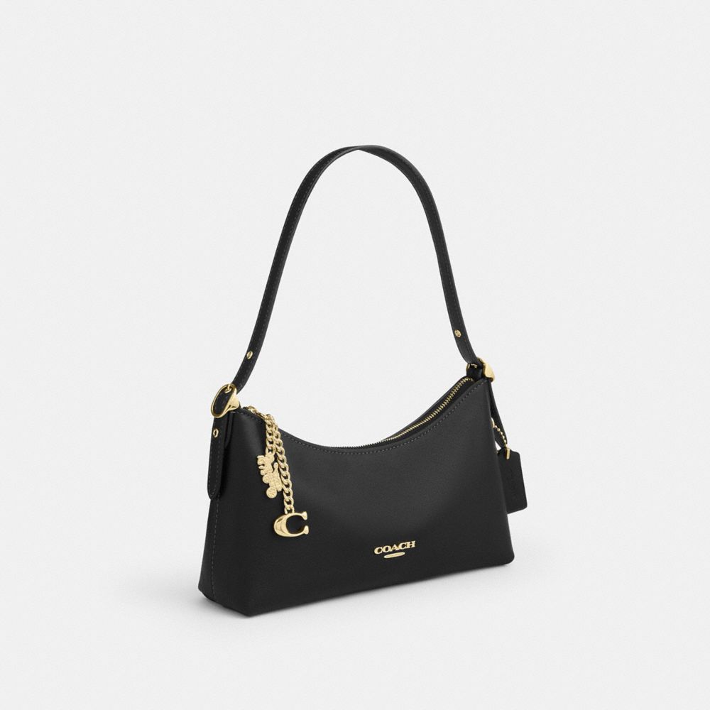 Coach Emeilia Shoulder Bag Gold/Black