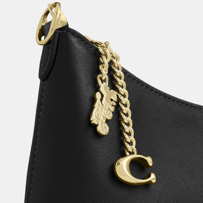 Coach Emeilia Shoulder Bag Gold/Black