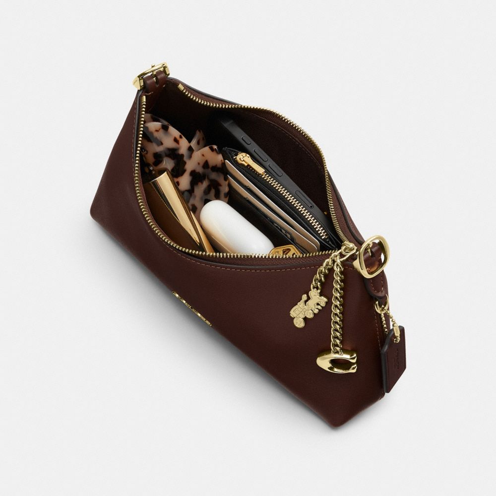 Coach Emeilia Shoulder Bag Gold/Maple
