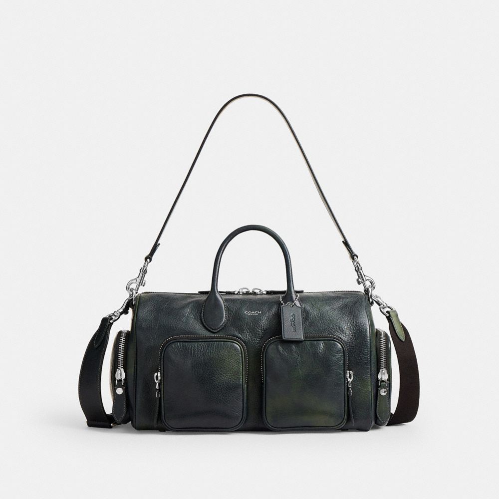 Coach Compass Bag 35 With Pockets Navy/Green