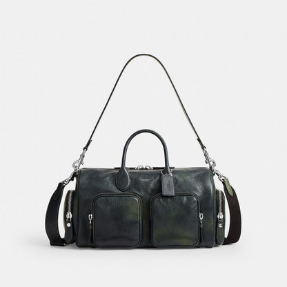 Coach Compass Bag 35 With Pockets Navy/Green