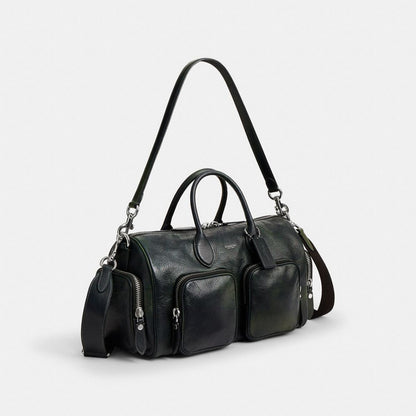 Coach Compass Bag 35 With Pockets Navy/Green