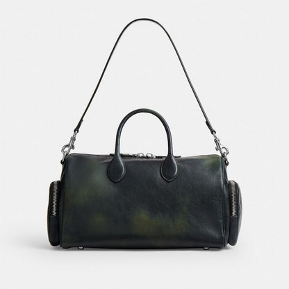 Coach Compass Bag 35 With Pockets Navy/Green