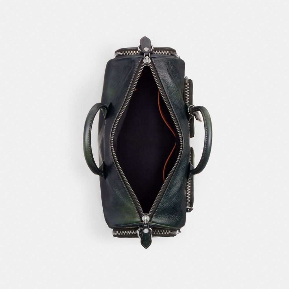 Coach Compass Bag 35 With Pockets Navy/Green