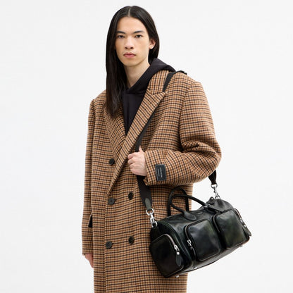 Coach Compass Bag 35 With Pockets Navy/Green