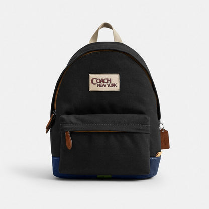 Coach Tyler Backpack Silver Black Multi