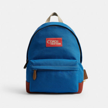 Coach Tyler Backpack Silver/Blue Multi