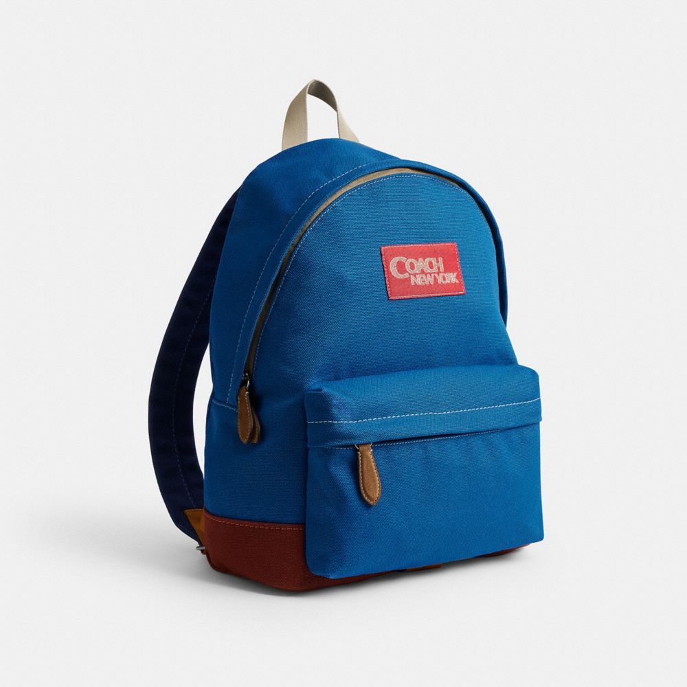 Coach Tyler Backpack Silver/Blue Multi