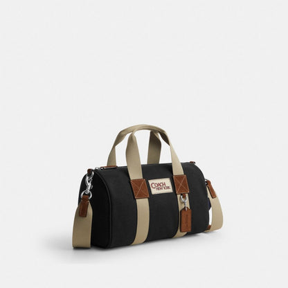 Coach Expedition Duffle Bag Silver Black Multi