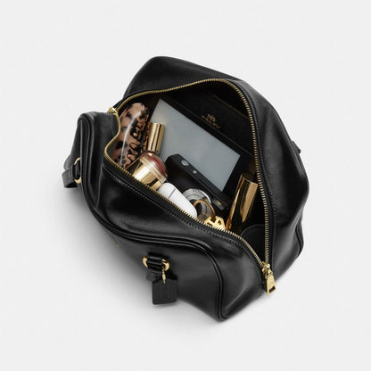 Coach Sydney Shoulder Bag Gold/Black