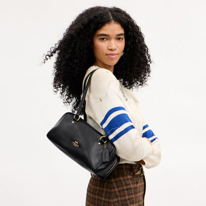 Coach Sydney Shoulder Bag Gold/Black