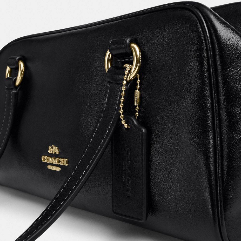 Coach Sydney Shoulder Bag Gold/Black