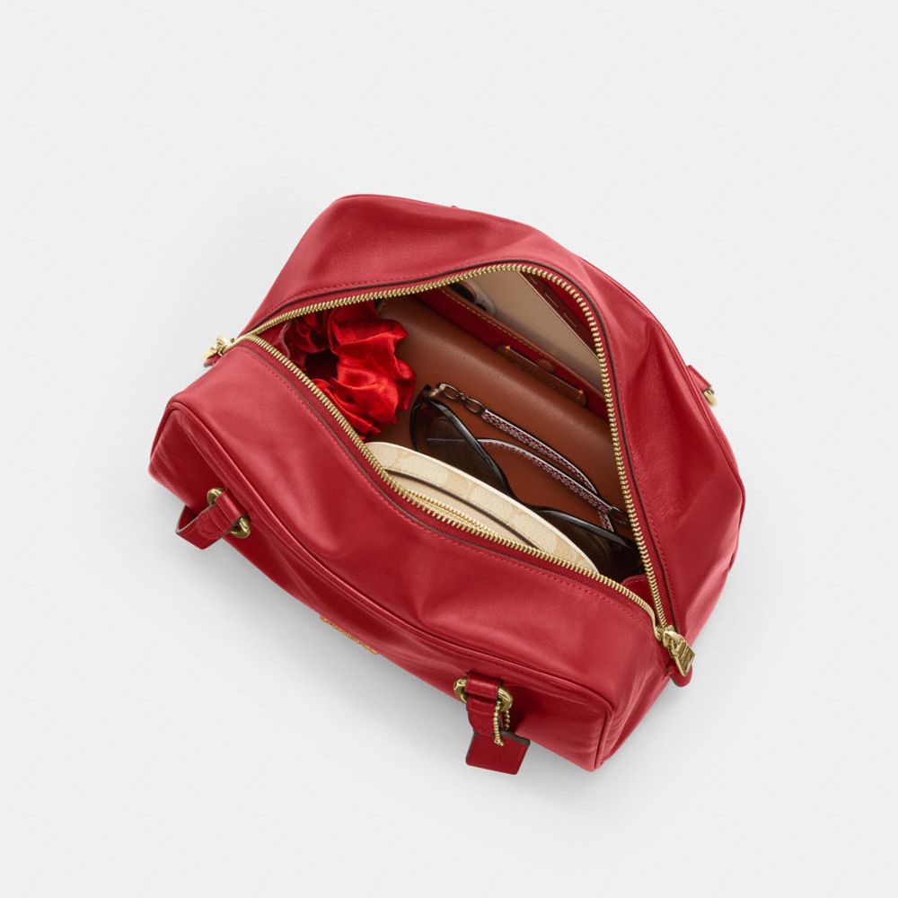 Coach Sydney Shoulder Bag Gold/Poppy