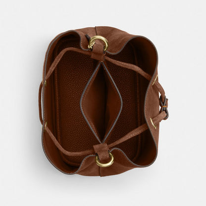 Coach Rowan Bucket Bag Gold/Warm Brown