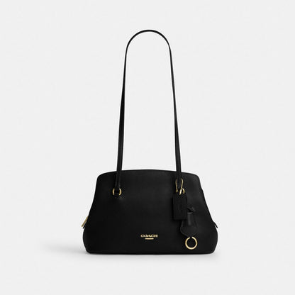 Coach Elise Shoulder Bag Gold/Black
