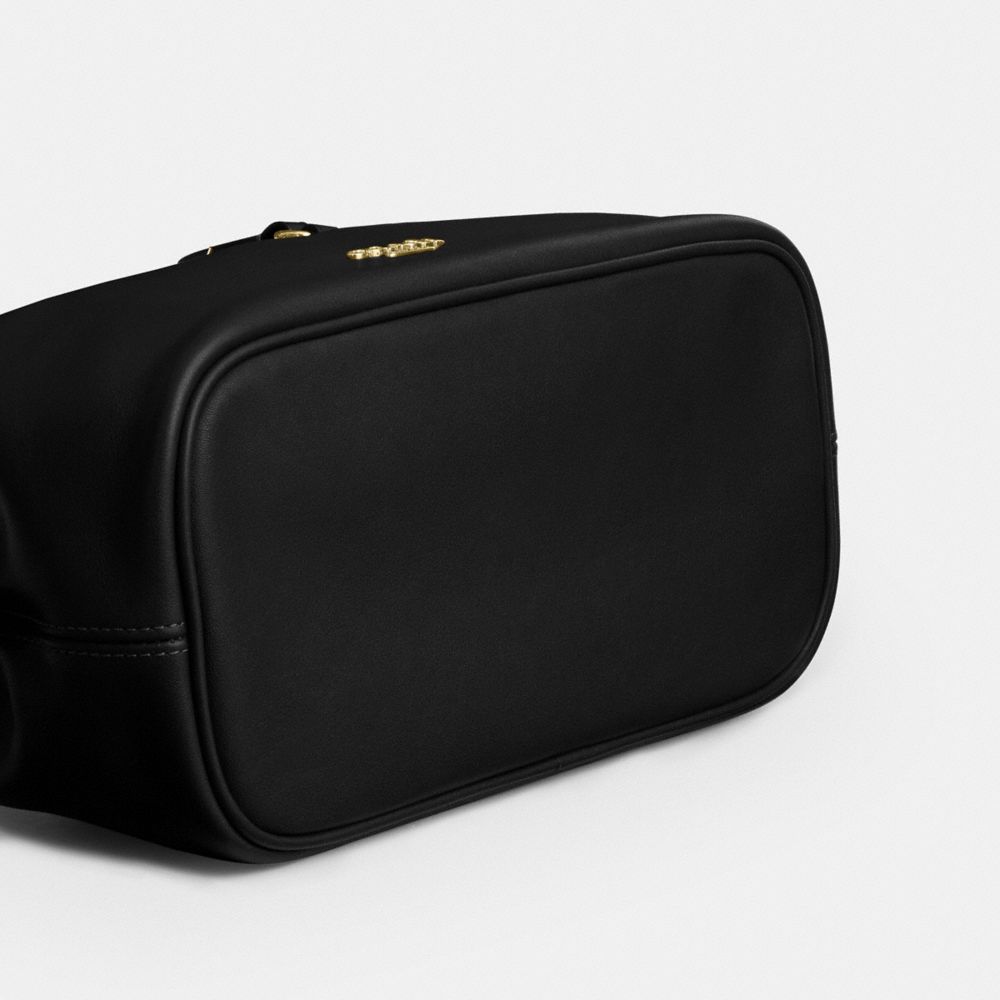 Coach Elise Shoulder Bag Gold/Black