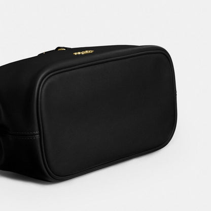 Coach Elise Shoulder Bag Gold/Black