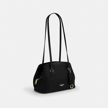 Coach Elise Shoulder Bag Gold/Black
