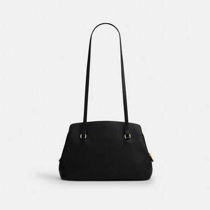 Coach Elise Shoulder Bag Gold/Black