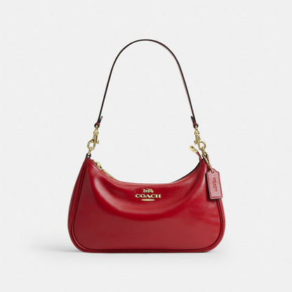 Coach Soft Teri Shoulder Bag Gold/Poppy