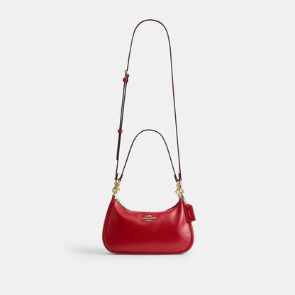 Coach Soft Teri Shoulder Bag Gold/Poppy