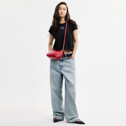 Coach Soft Teri Shoulder Bag Gold/Poppy