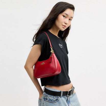 Coach Soft Teri Shoulder Bag Gold/Poppy