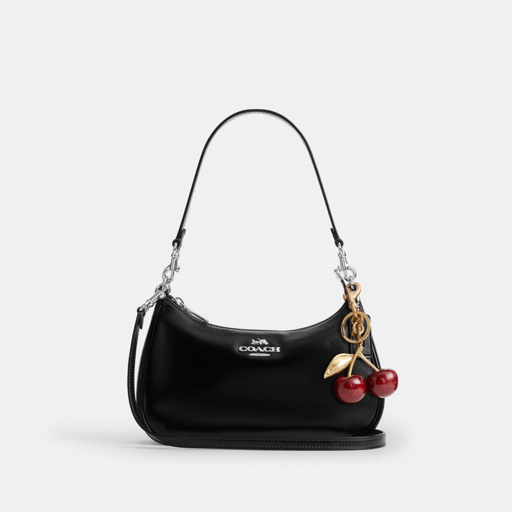 Coach Soft Teri Shoulder Bag Silver/Black