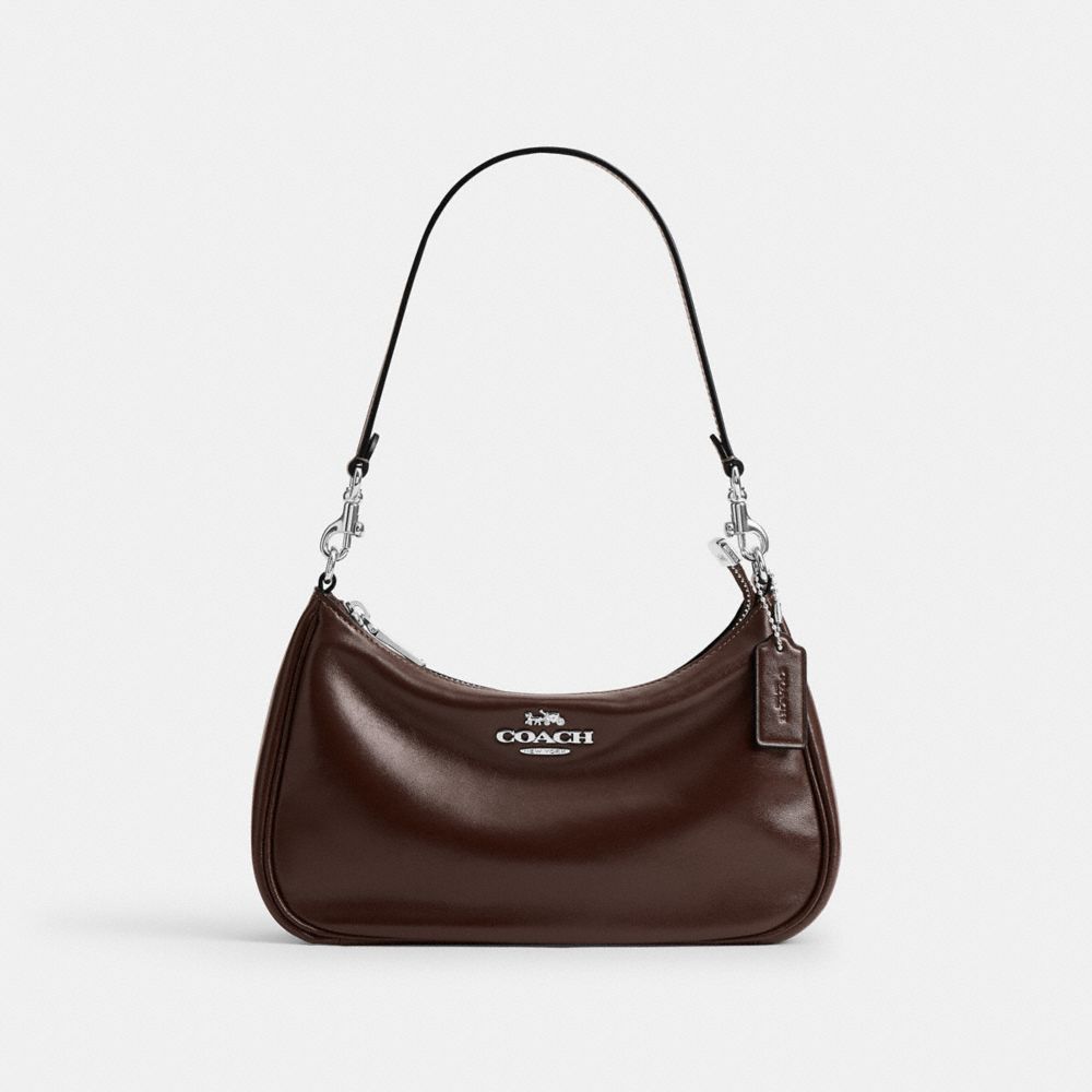 Coach Soft Teri Shoulder Bag Silver/Maple