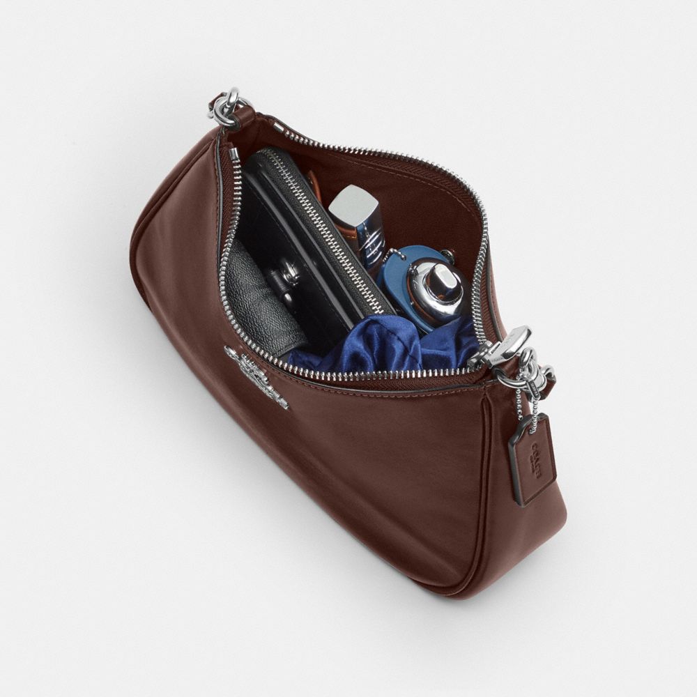 Coach Soft Teri Shoulder Bag Silver/Maple