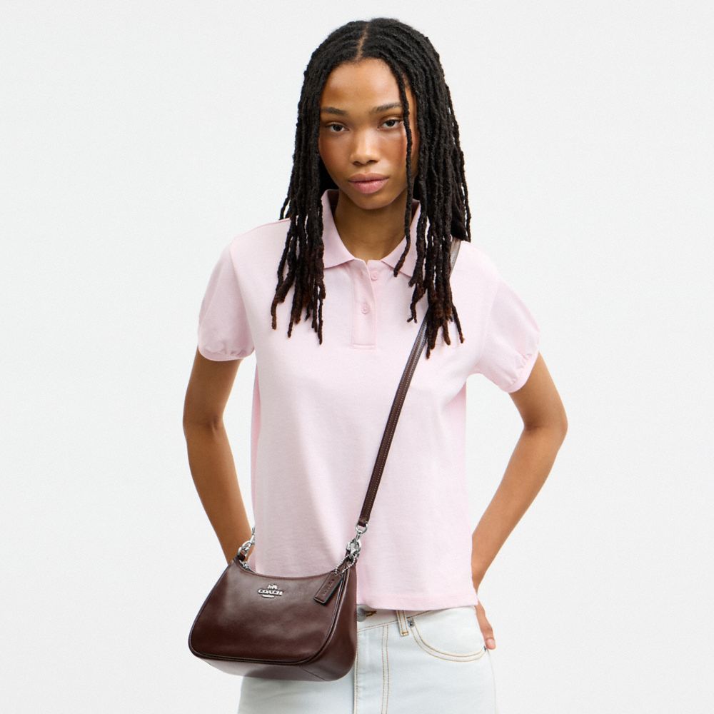 Coach Soft Teri Shoulder Bag Silver/Maple