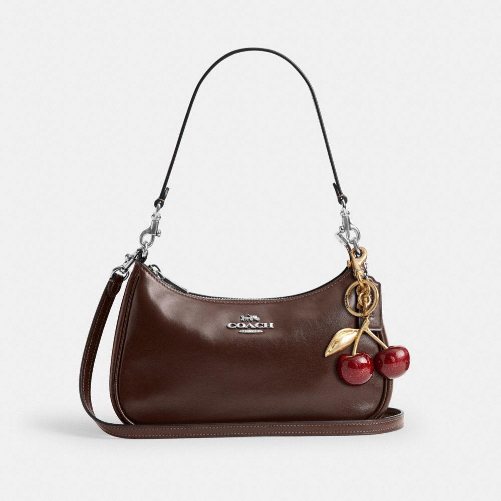 Coach Soft Teri Shoulder Bag Silver/Maple
