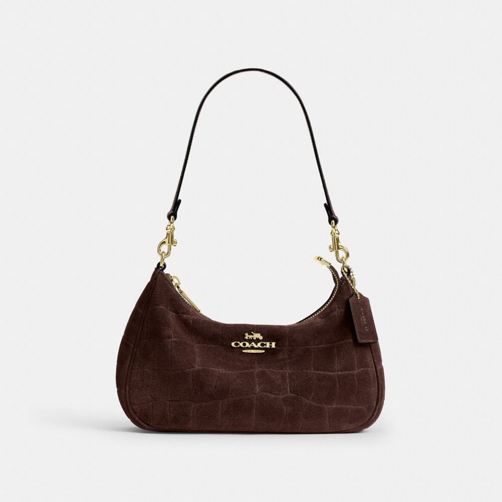 Coach Soft Teri Shoulder Bag Gold/Maple