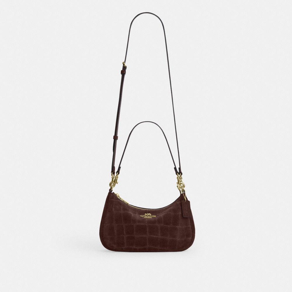 Coach Soft Teri Shoulder Bag Gold/Maple